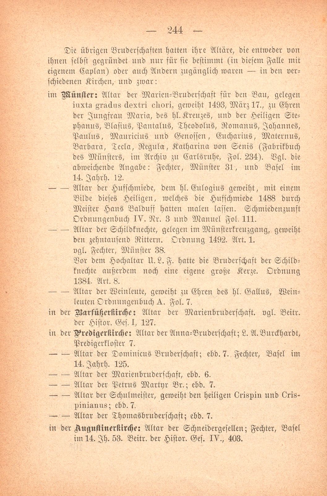 Bruderschaften und Zünfte zu Basel im Mittelalter – Seite 25