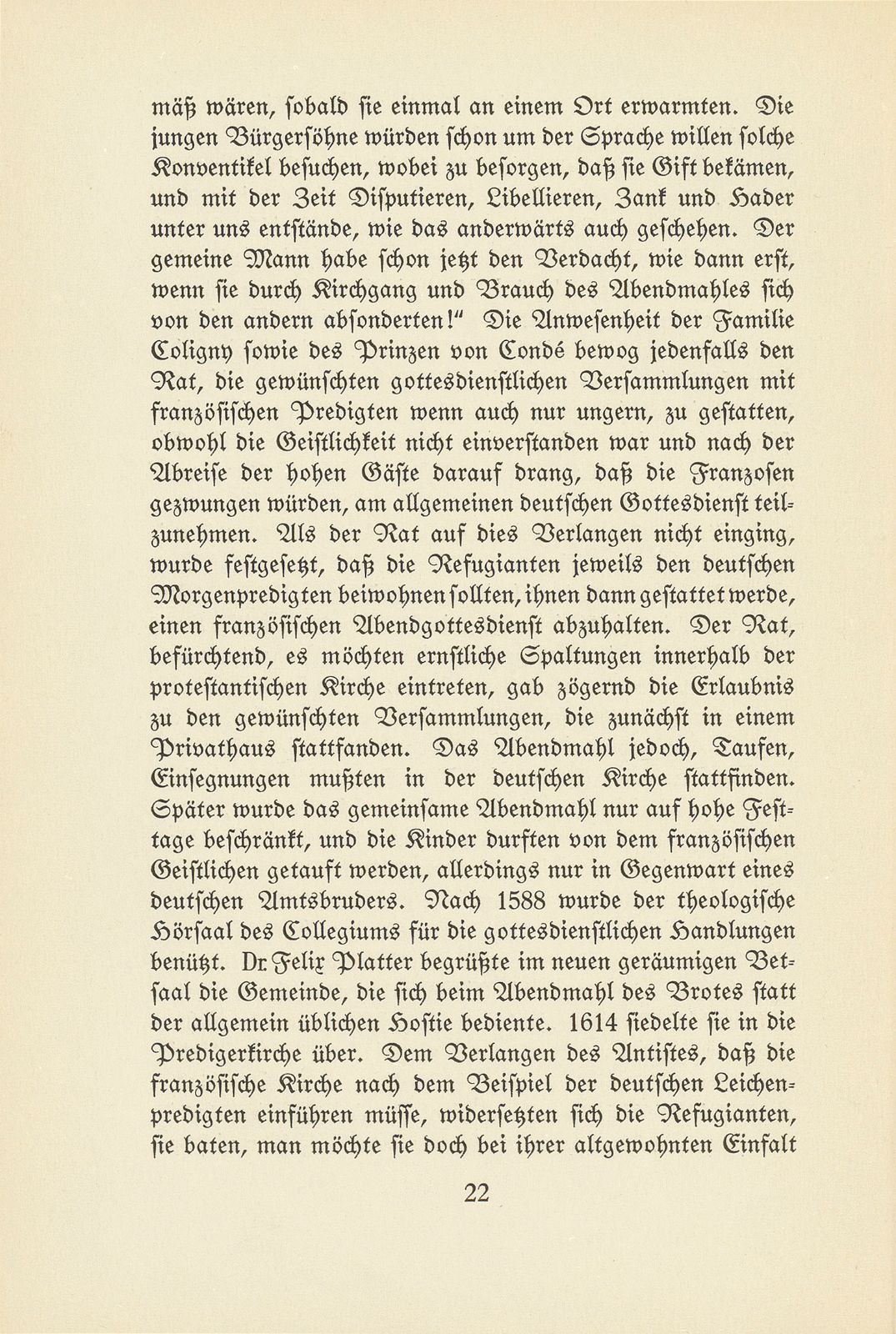 Der Einfluss der französischen Refugianten auf die Kultur Basels – Seite 11