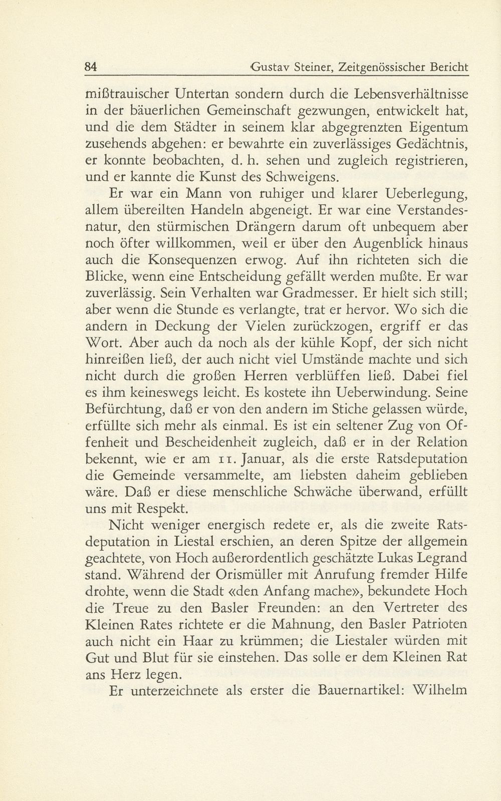 Zeitgenössischer Bericht über die Basler Revolution von 1798 [Wilhelm Hoch] – Seite 10