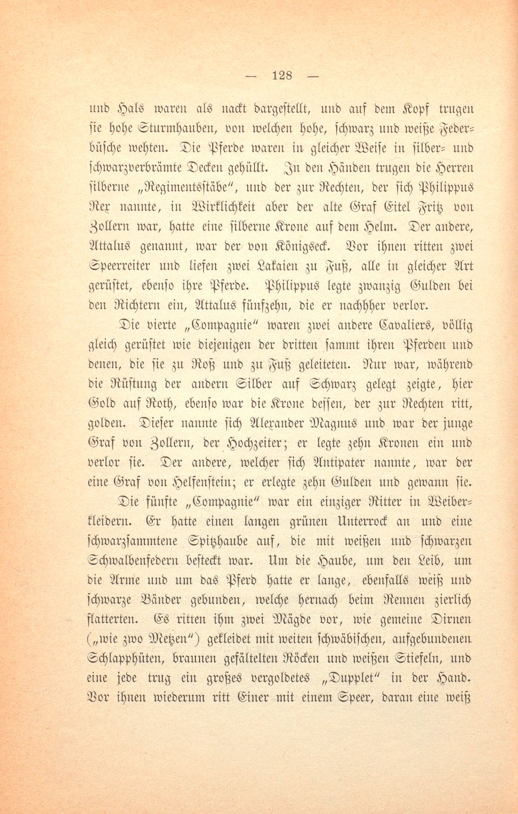 Felix Platters Schilderung der Reise des Markgrafen Georg Friedrich zu Baden und Hochberg – Seite 25