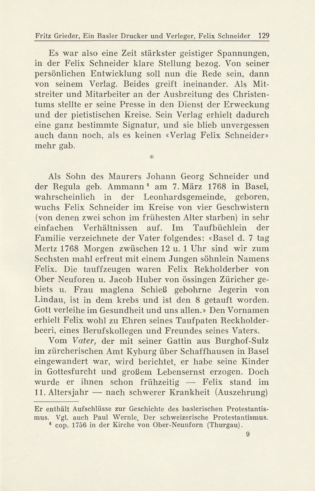 Ein Basler Drucker und Verleger im Dienste des Pietismus: Felix Schneider (1768-1845) – Seite 6