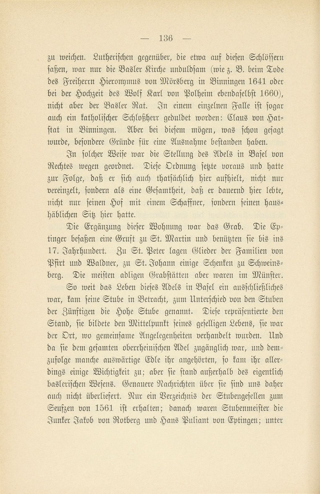 Basels Beziehungen zum Adel seit der Reformation – Seite 18