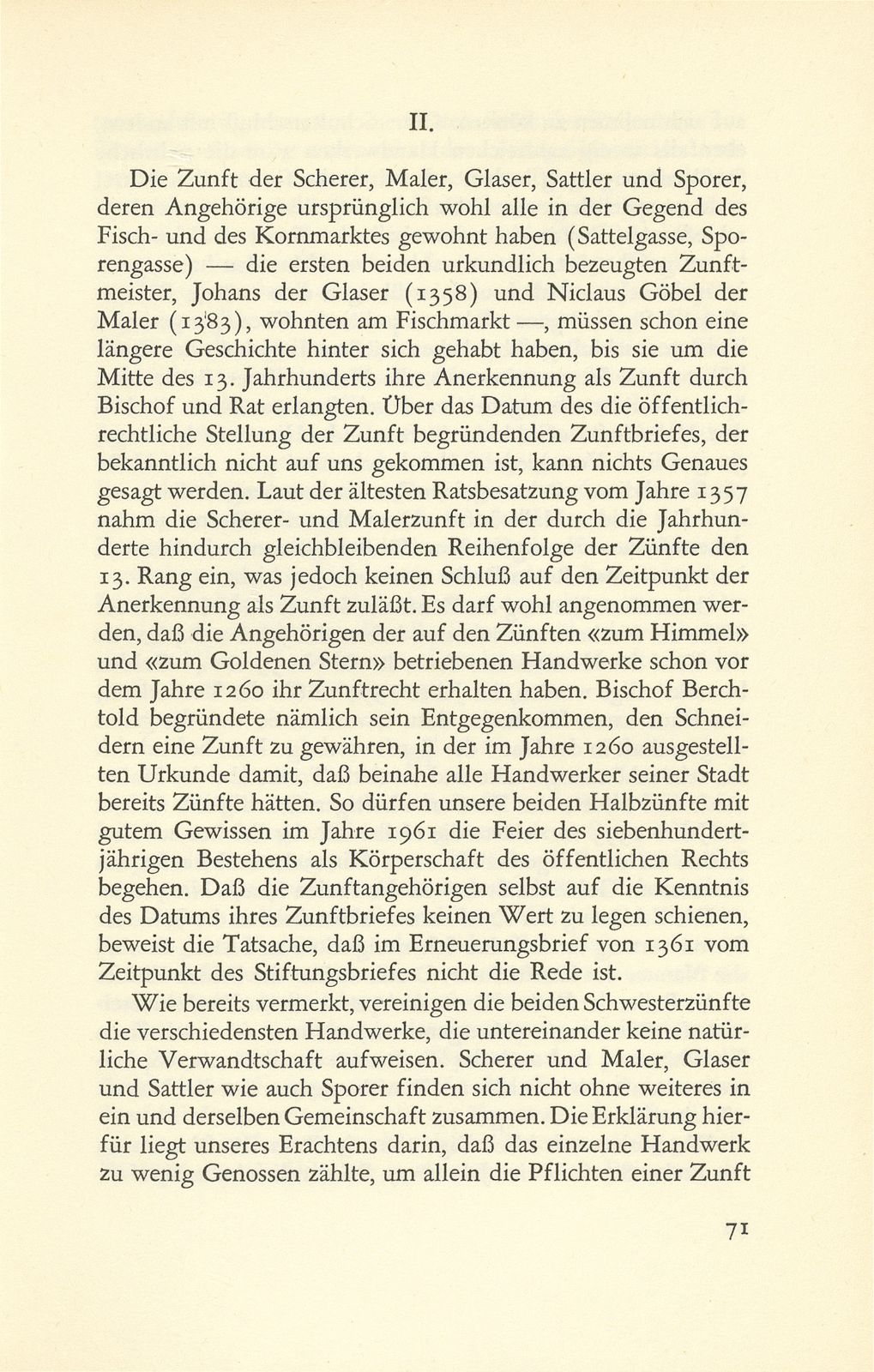 Aus der Geschichte E.E. Zunft zum Himmel – Seite 6