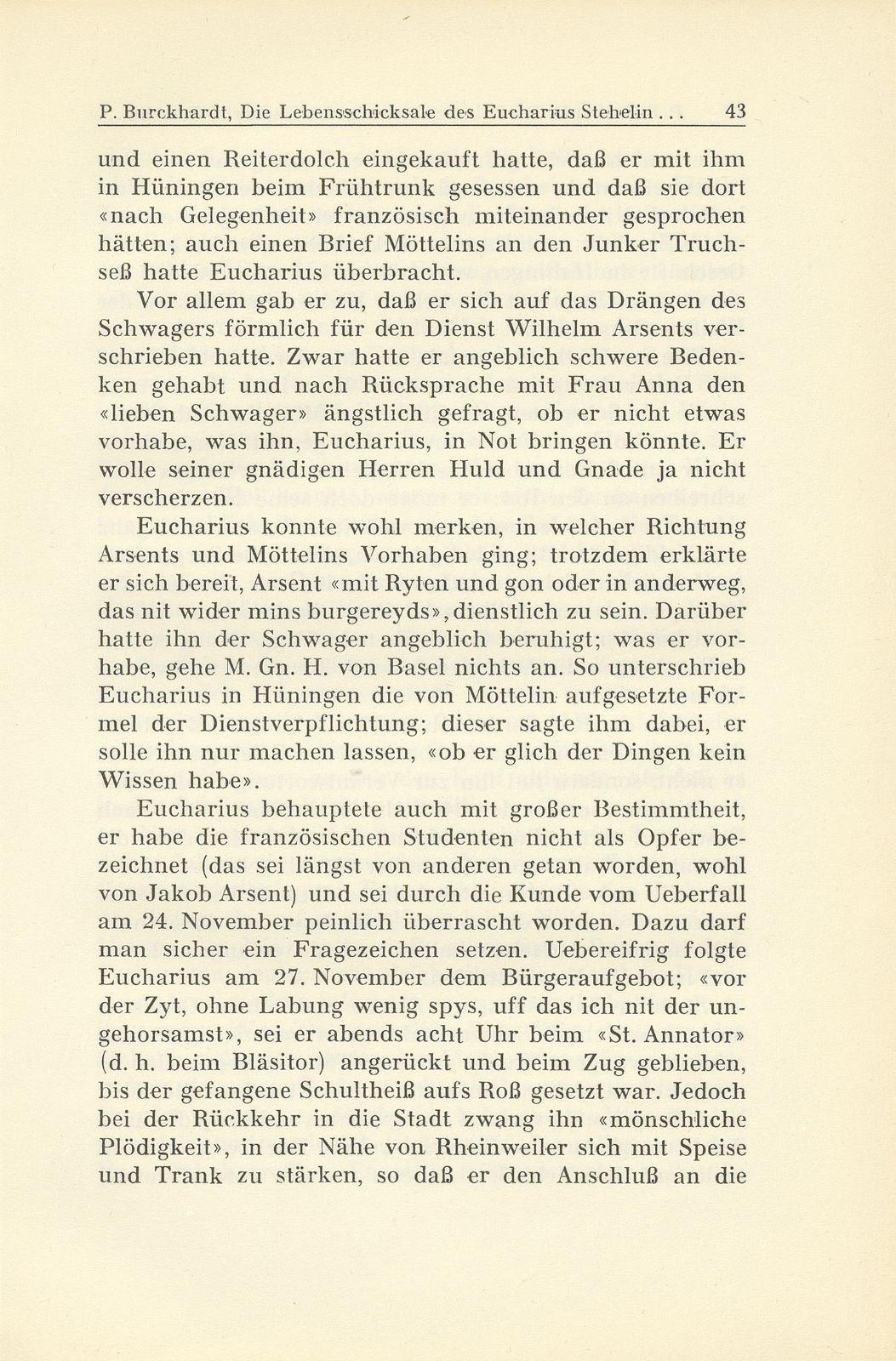 Die Lebensschicksale des Eucharius Stehelin und seine Zeitungsberichte aus dem Schmalkaldischen Krieg – Seite 9