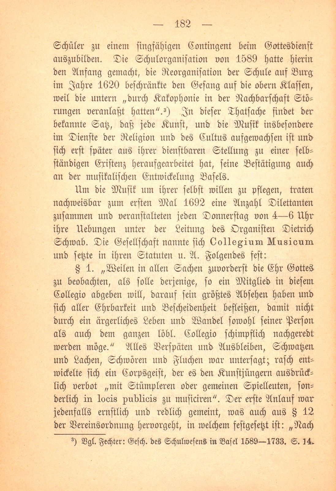 Basels Concertwesen im 18. und zu Anfang des 19. Jahrhunderts – Seite 2