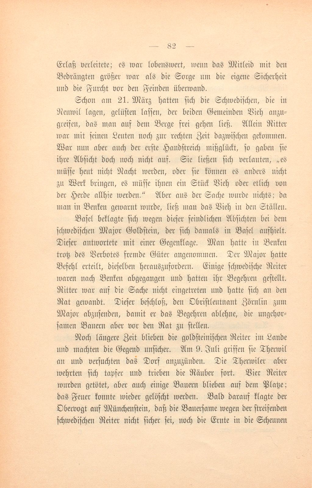 Biel-Benken im dreissigjährigen Kriege – Seite 10