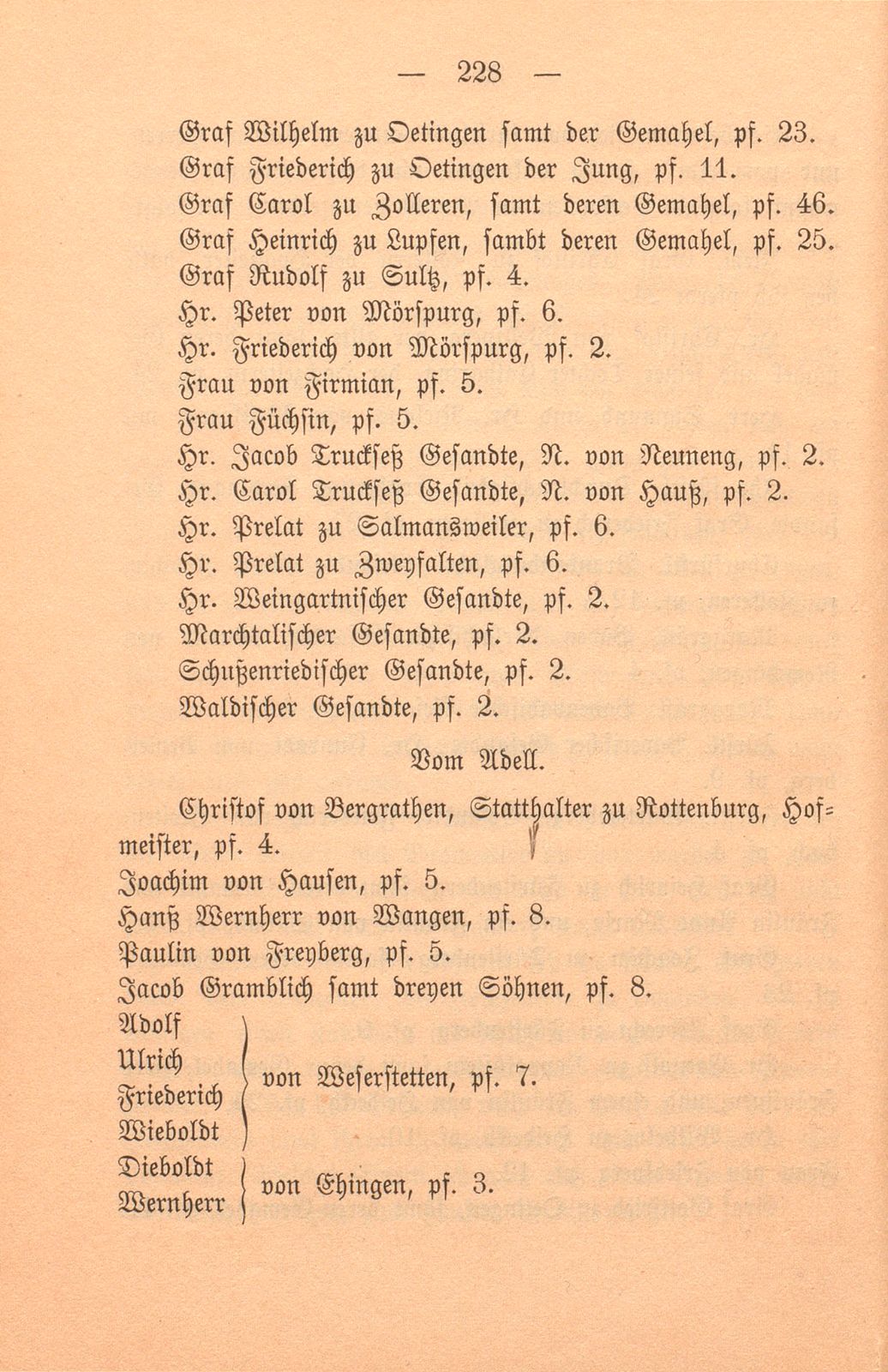 Felix Platters Reiss gen Simringen auf Graf Christofel von Zolleren Hochzeith – Seite 8