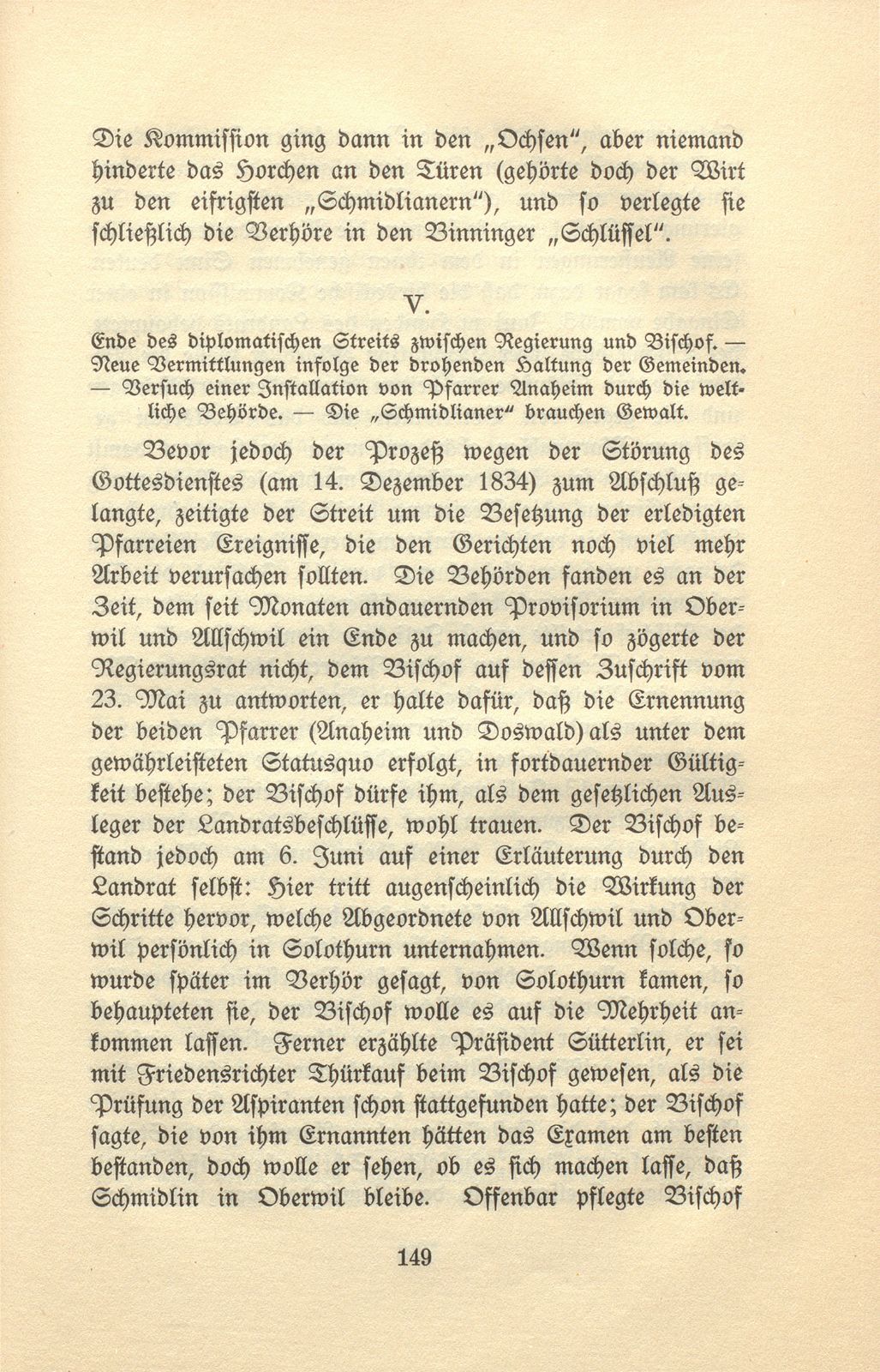 Ein kirchlicher Streit im Birseck vor achtzig Jahren – Seite 34