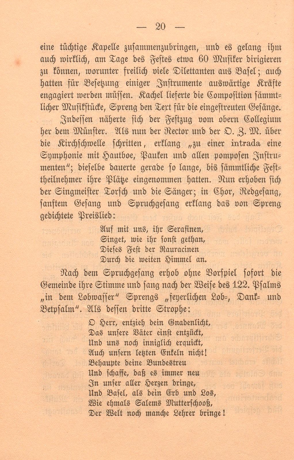 Die dritte Säcularfeier der Universität Basel 1760 – Seite 22