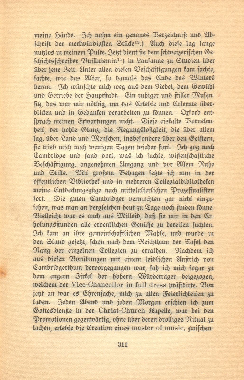 Autobiographische Aufzeichnungen von Prof. Johann Jakob Bachofen – Seite 19