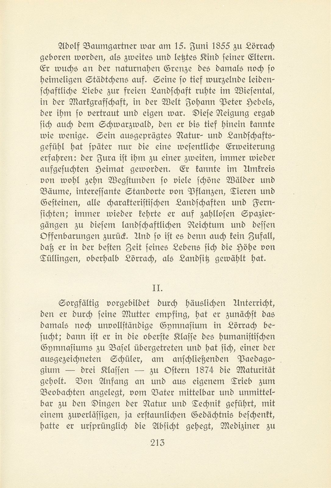 Adolf Baumgartner. 1855-1930 – Seite 3