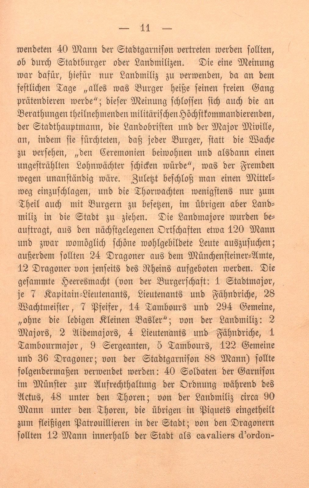 Die dritte Säcularfeier der Universität Basel 1760 – Seite 11