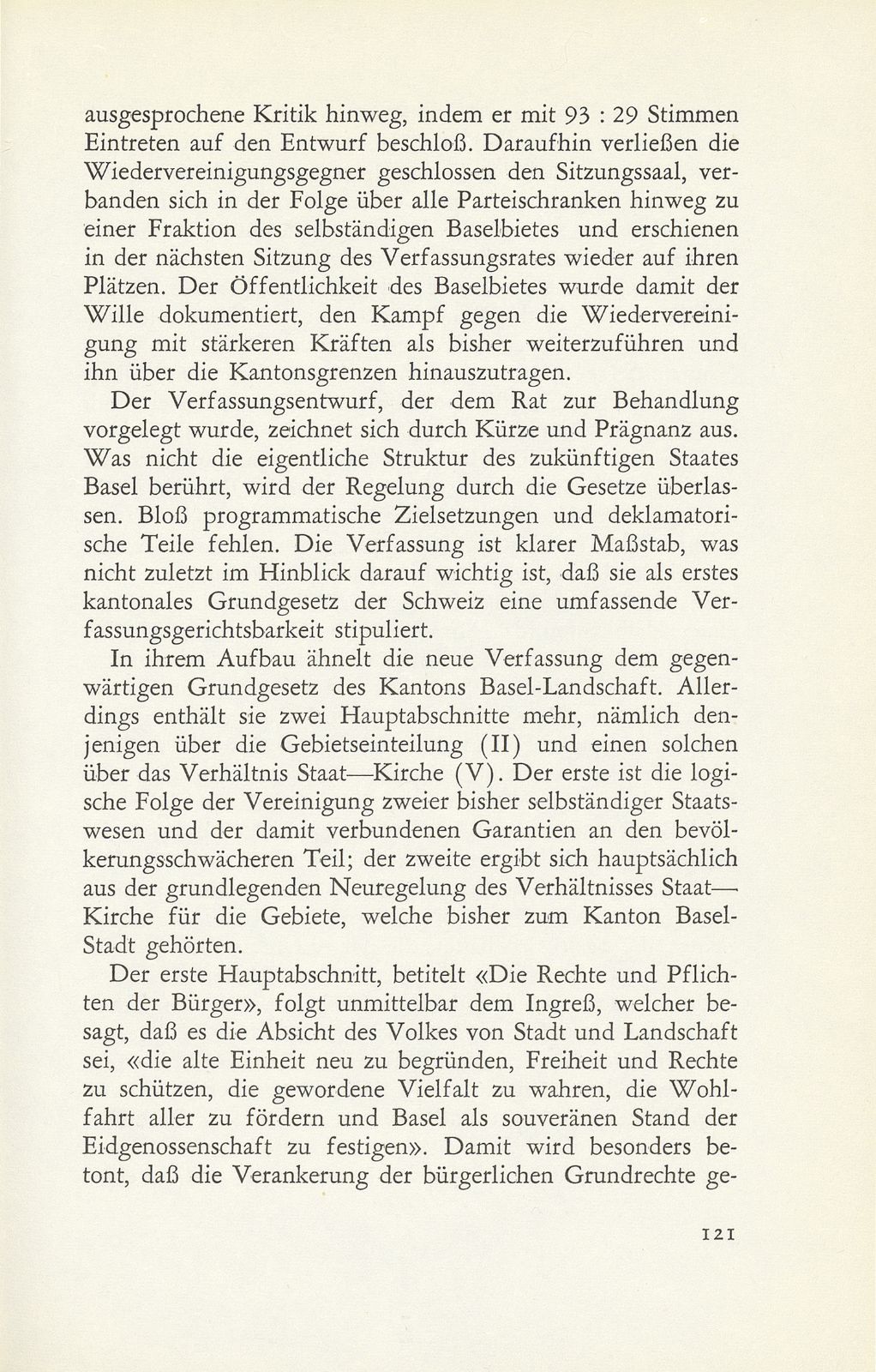 Die Grundlagen eines neuen Staates entstehen. (Zum Verfassungsentwurf und zu den Gesetzesdirektiven des zukünftigen Standes Basel.) – Seite 35