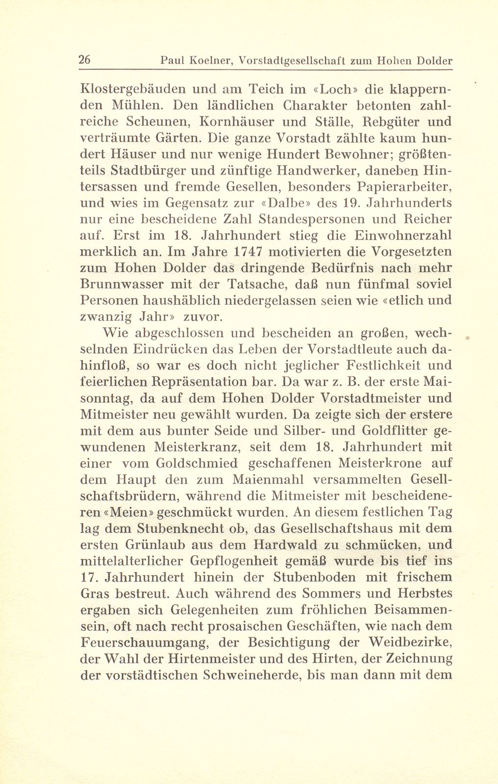 Aus der Gerichtspraxis der Vorstadtgesellschaft zum Hohen Dolder – Seite 10