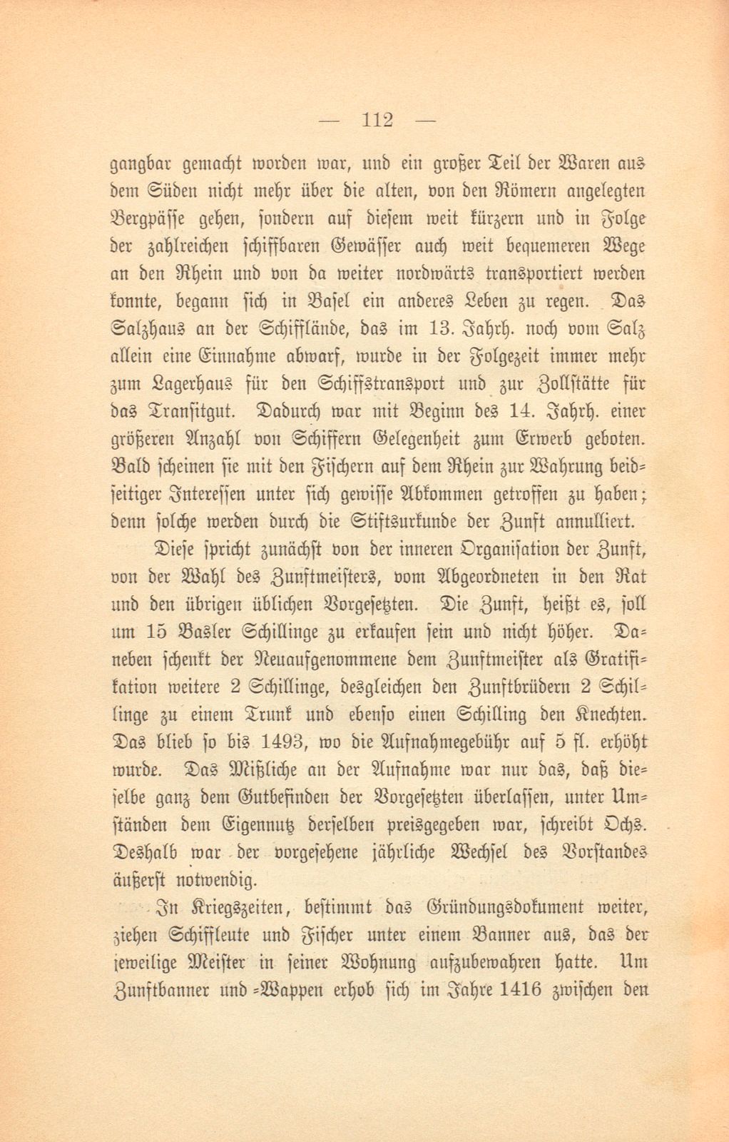 Zur Geschichte der Basler Rheinschiffahrt und der Schiffleutenzunft – Seite 2