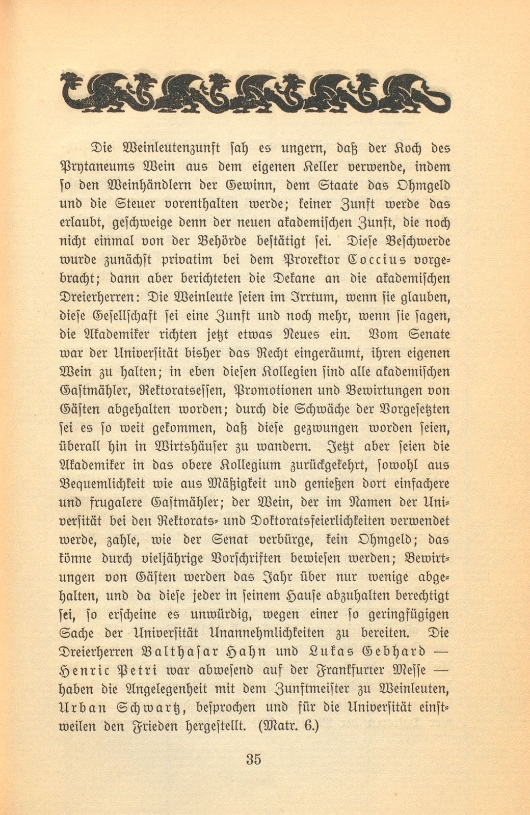 Das Prytaneum der Universität Basel. 1570-1744 – Seite 13