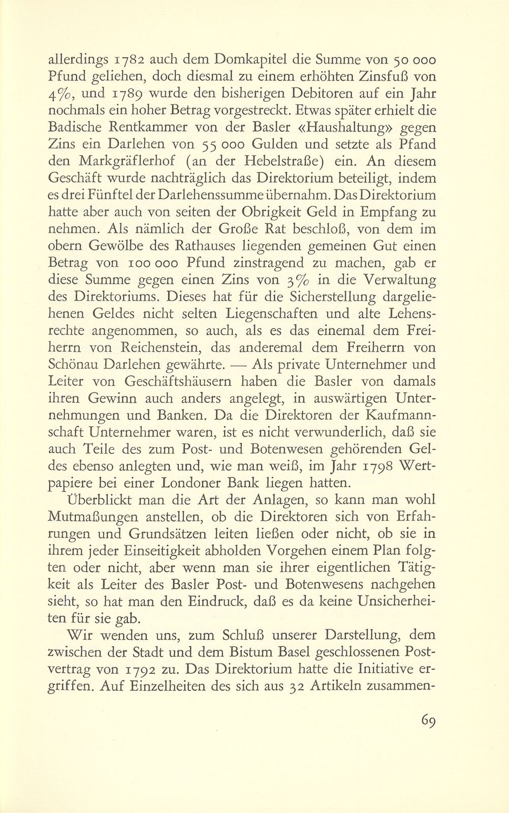 Das Direktorium der Kaufmannschaft zu Basel (1682-1798) – Seite 20