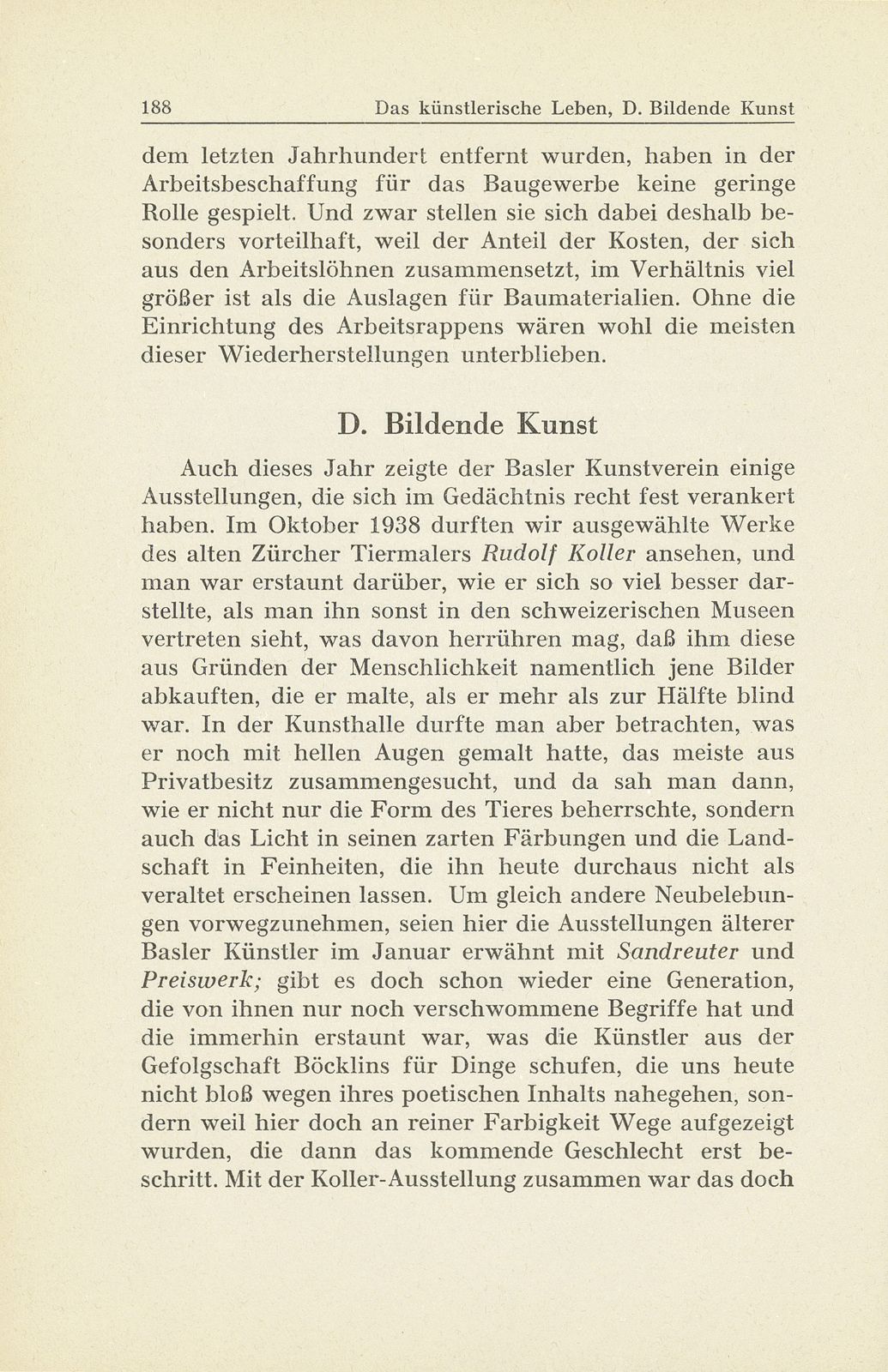 Das künstlerische Leben in Basel vom 1. Oktober 1938 bis 30. September 1939 – Seite 4