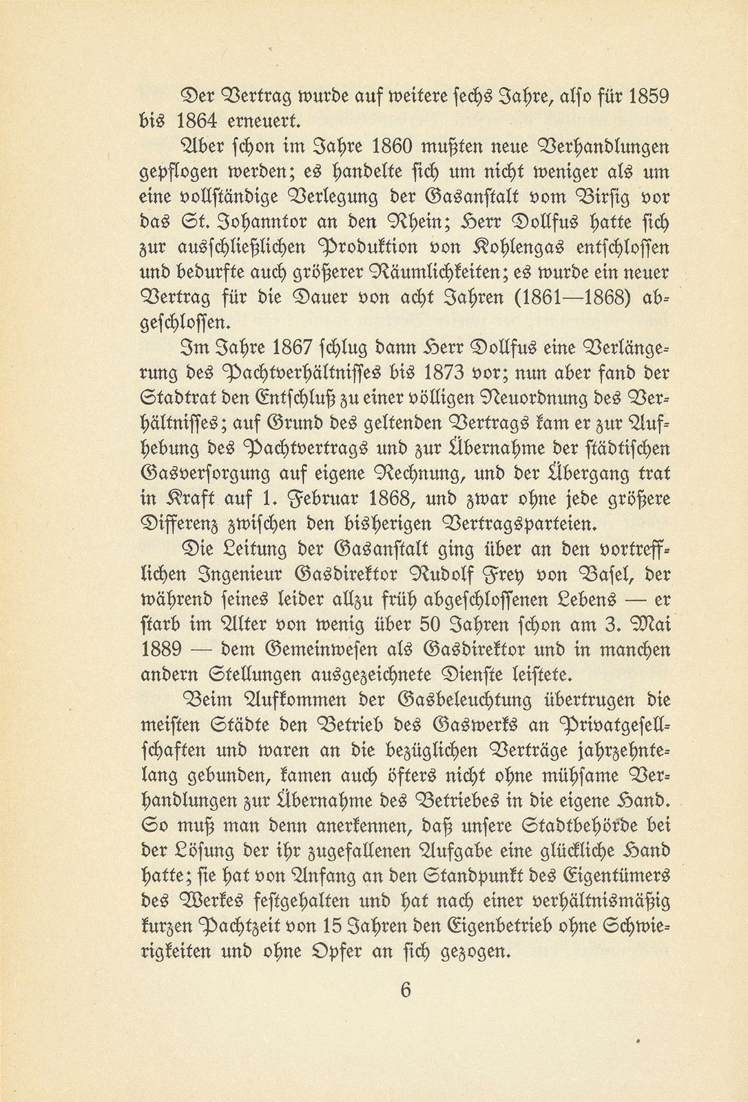 Die Anfänge der öffentlichen Betriebe der Stadt Basel – Seite 6