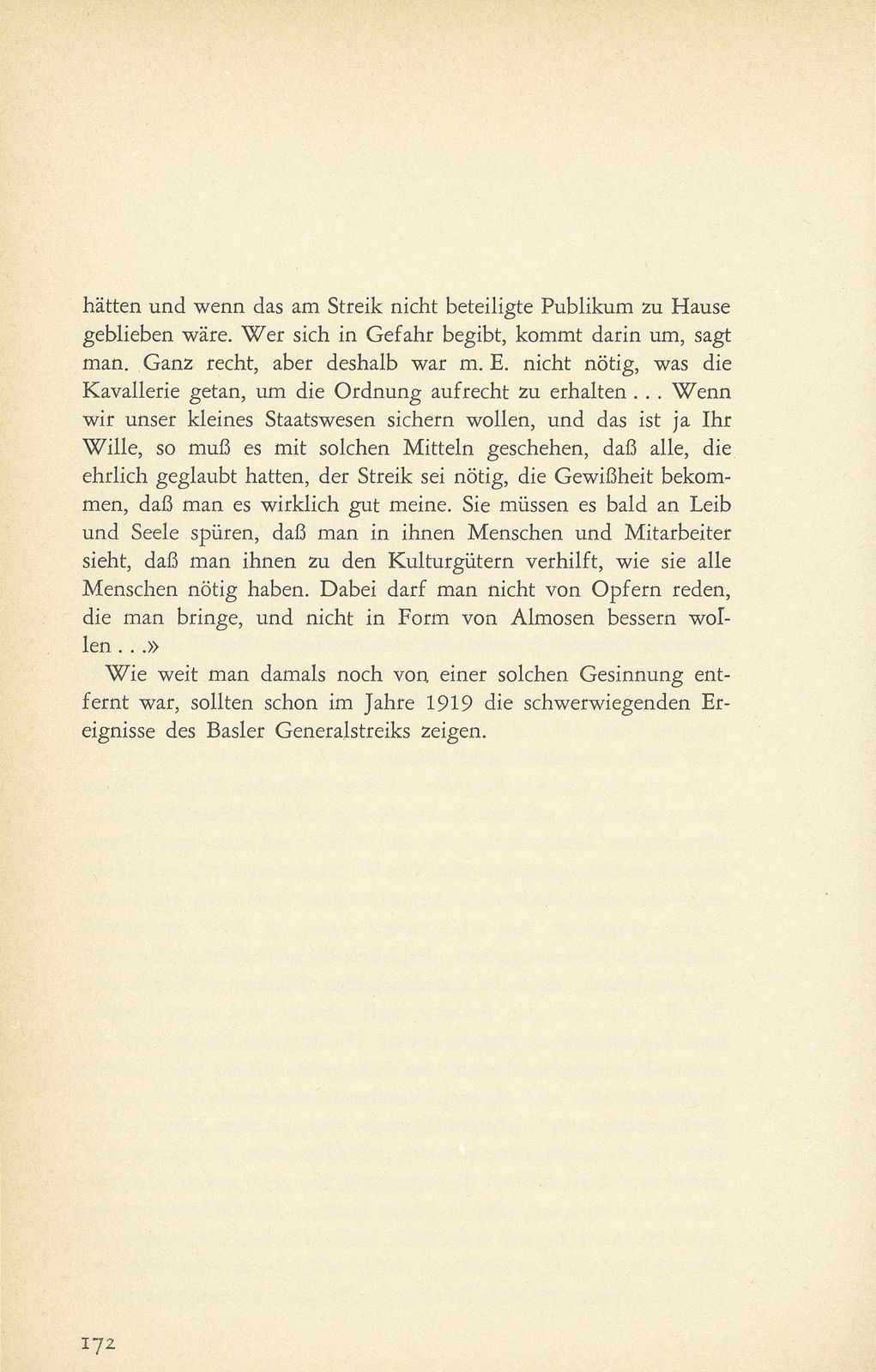 Aus den Protokollen des Basler Regierungsrates zum Landesstreik 1918 – Seite 31