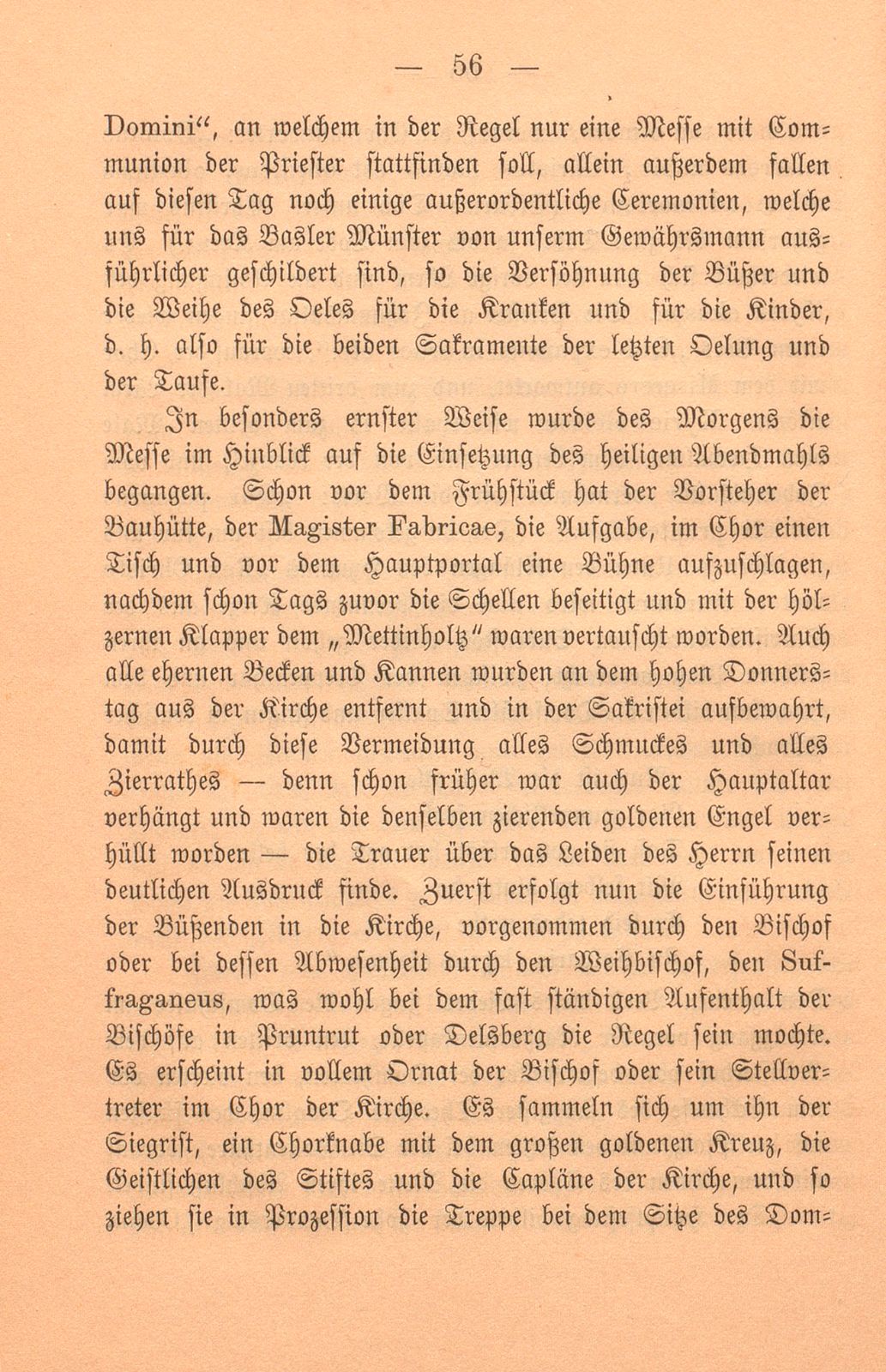 Eine Charwoche im alten Basler Münster – Seite 16