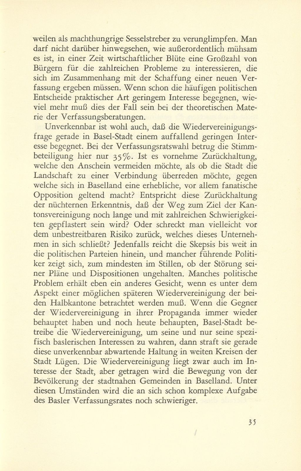 Die Wiedervereinigungsfrage vor dem Basler Verfassungsrat – Seite 2