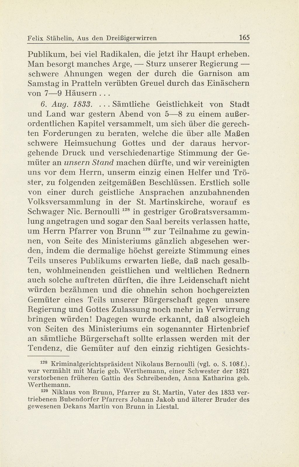 Erlebnisse und Bekenntnisse aus der Zeit der Dreissigerwirren [Gebrüder Stähelin] – Seite 63