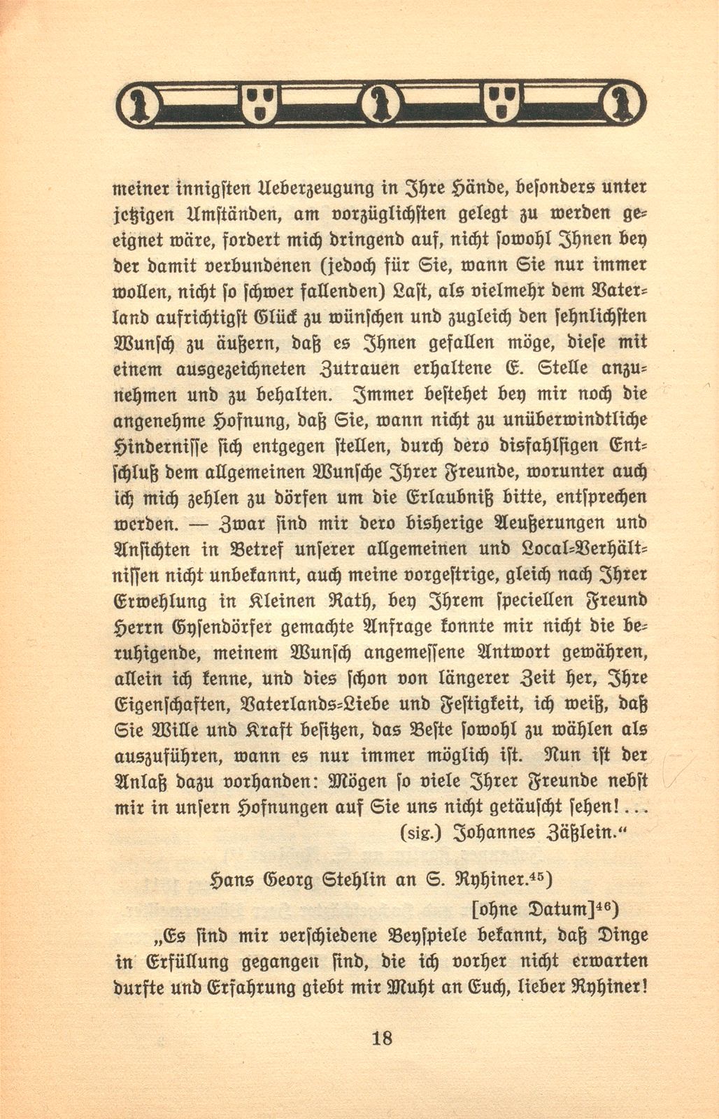 Die Bürgermeisterwahl im Jahre 1811 – Seite 18