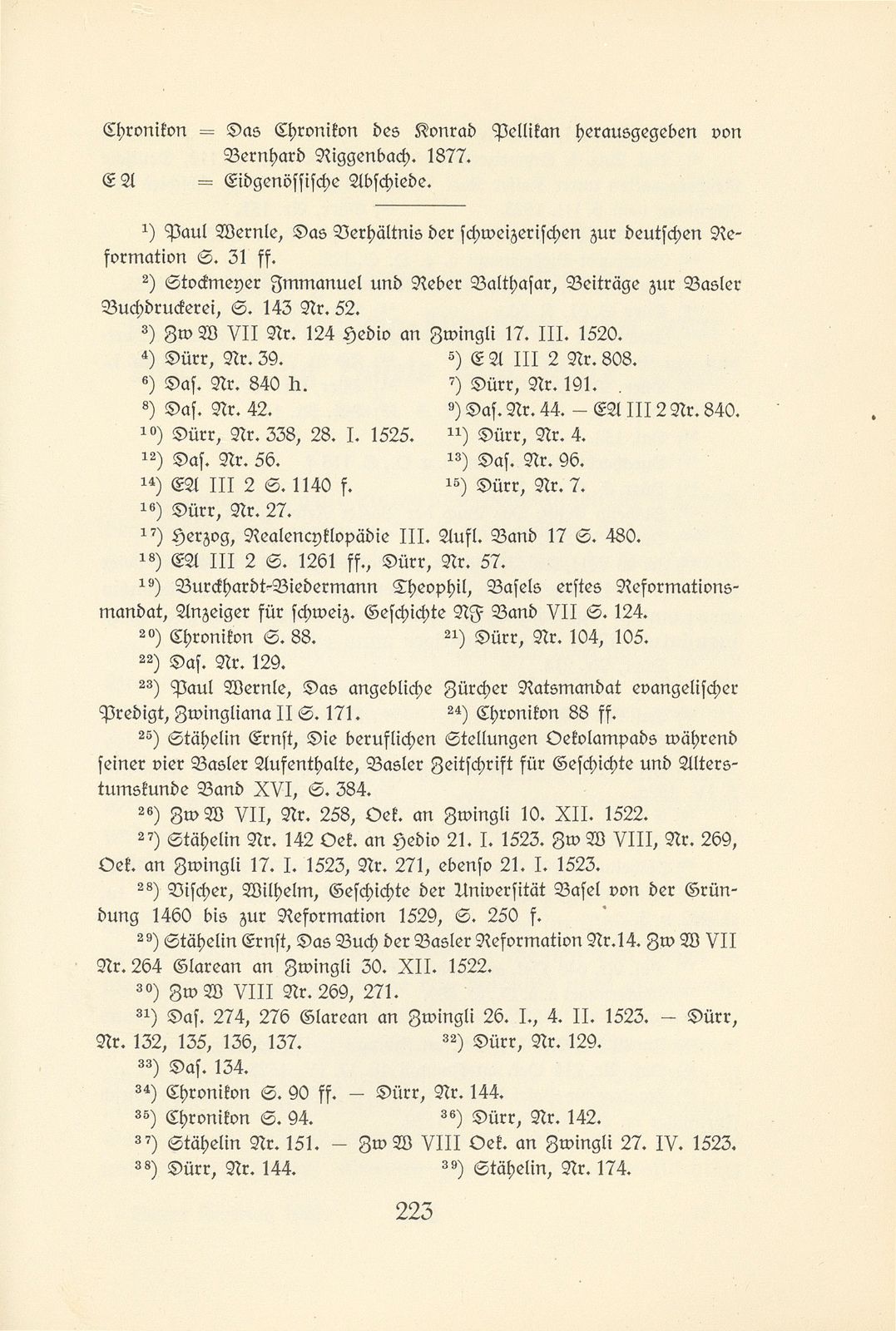 Basels erstes Reformationsmandat – Seite 39