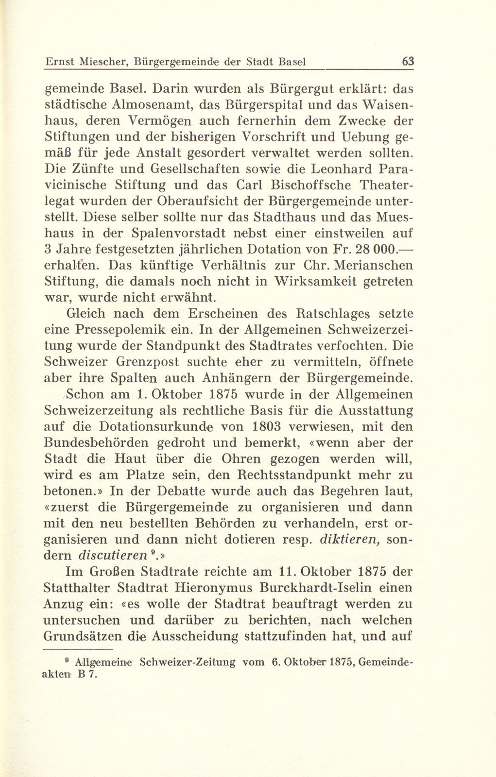 Der Kampf um die Ausstattung der Bürgergemeinde der Stadt Basel – Seite 5