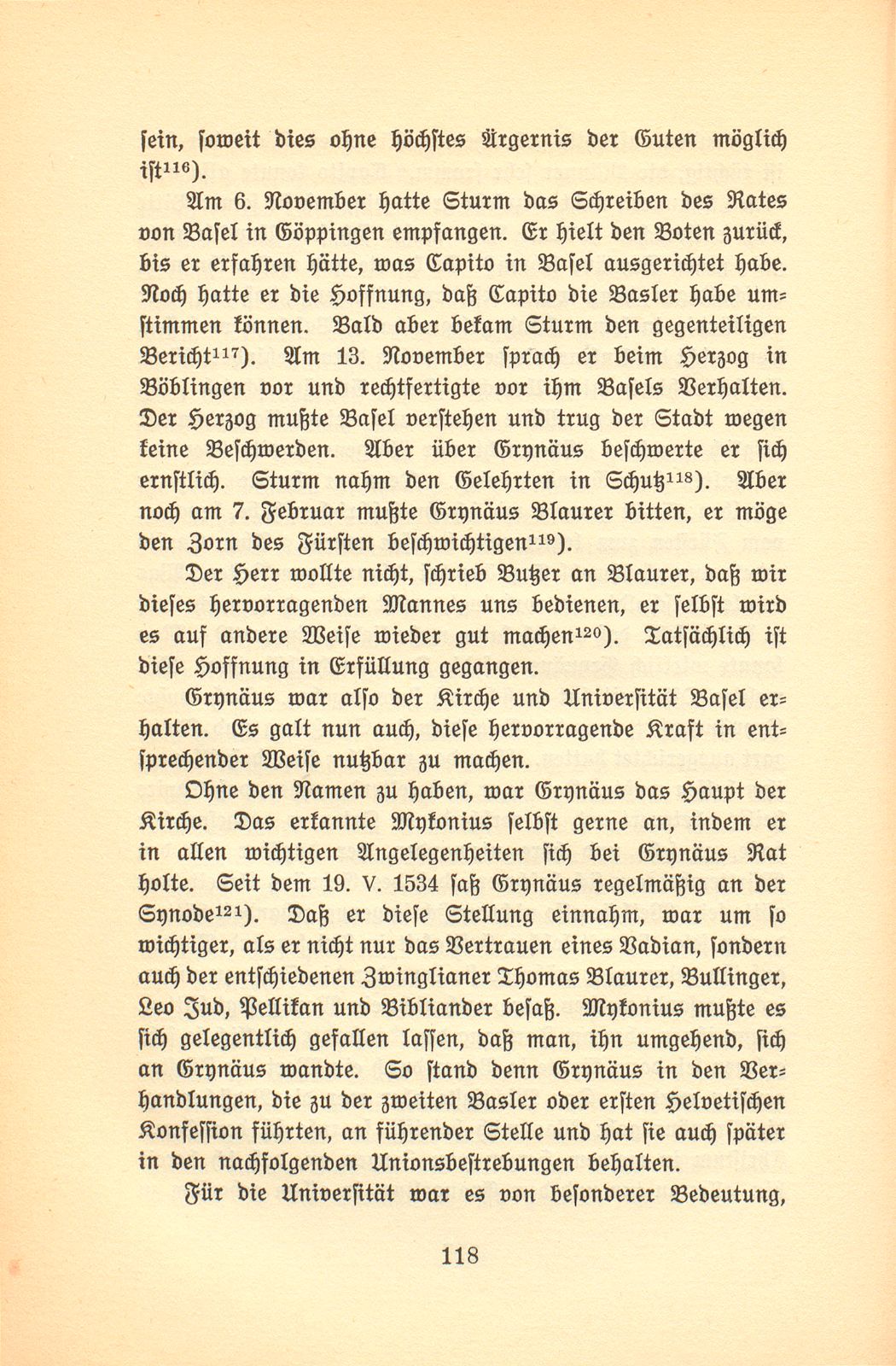 Die Berufung des Simon Grynäus nach Tübingen. 1534/1535 – Seite 31