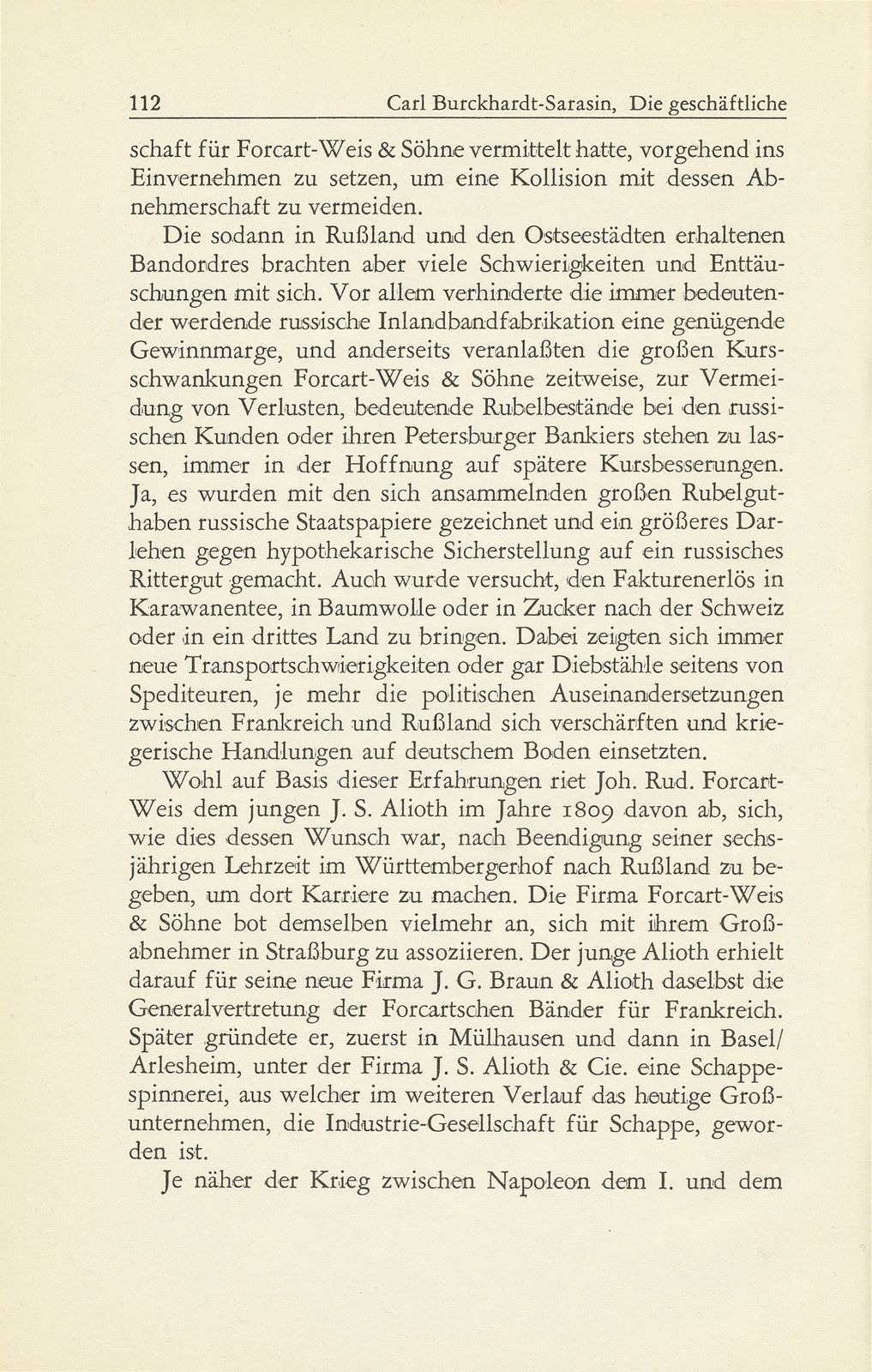 Die geschäftliche Tätigkeit von Johann Rudolf Forcart-Weis 1749-1834 – Seite 11