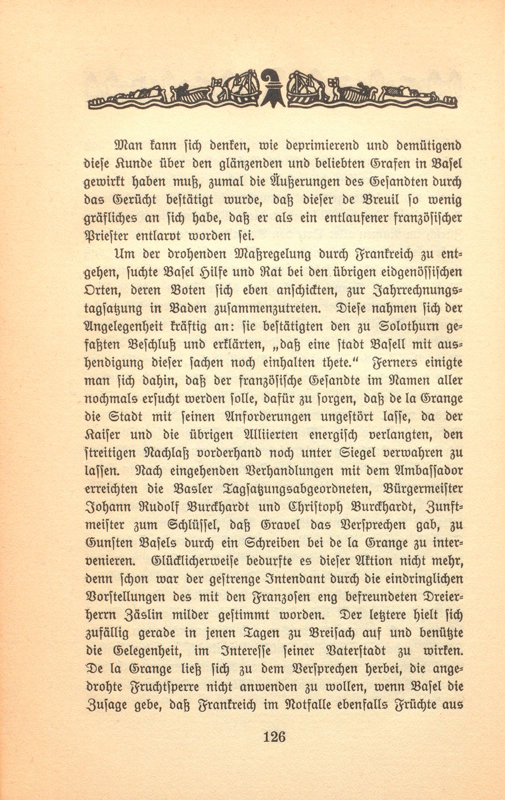 Der Aufenthalt des Conte di Broglio zu Basel – Seite 14