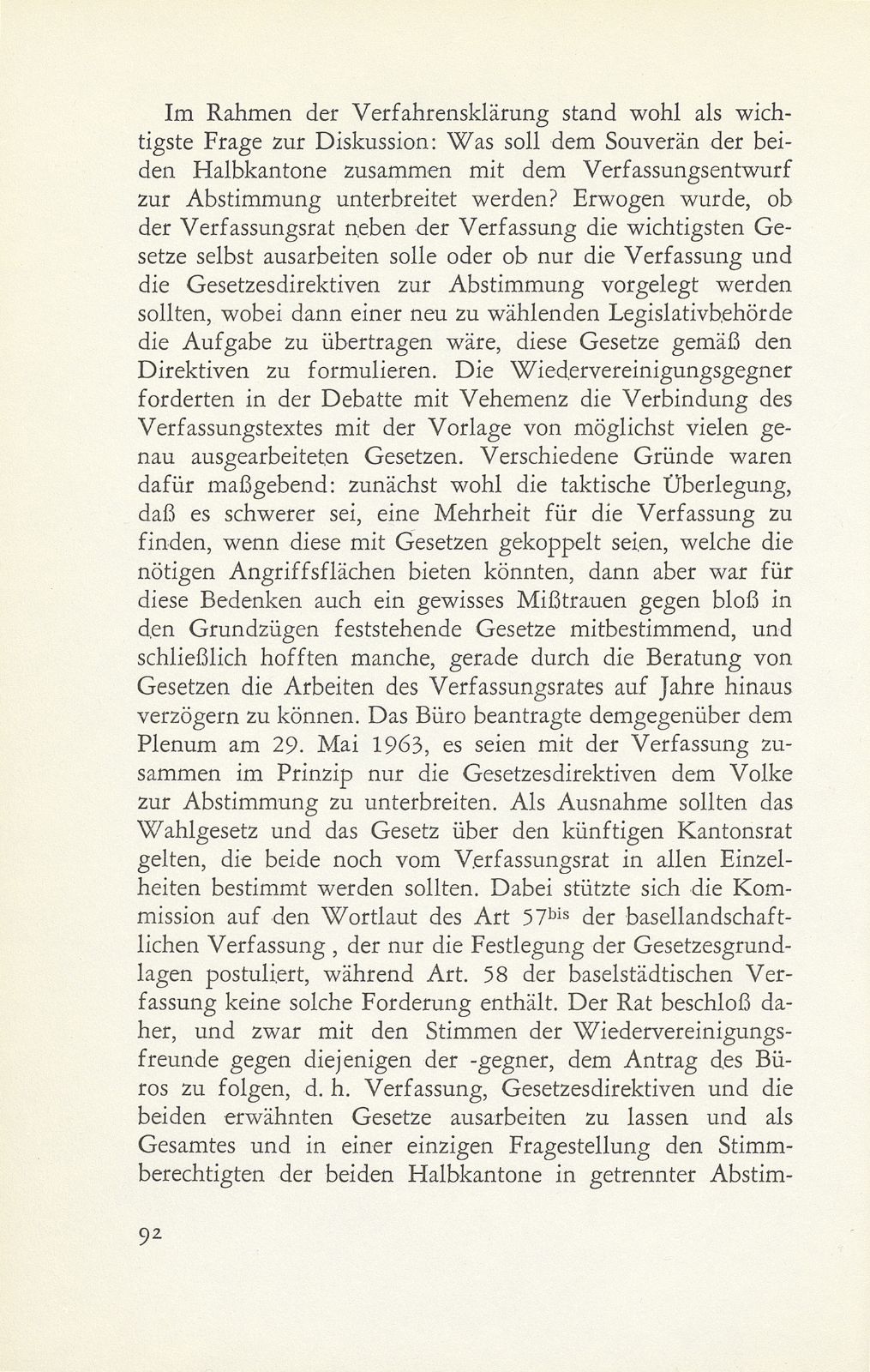 Die Grundlagen eines neuen Staates entstehen. (Zum Verfassungsentwurf und zu den Gesetzesdirektiven des zukünftigen Standes Basel.) – Seite 6