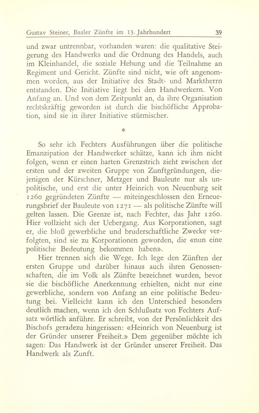 Entstehung und Charakter der Basler Zünfte im 13. Jahrhundert – Seite 23