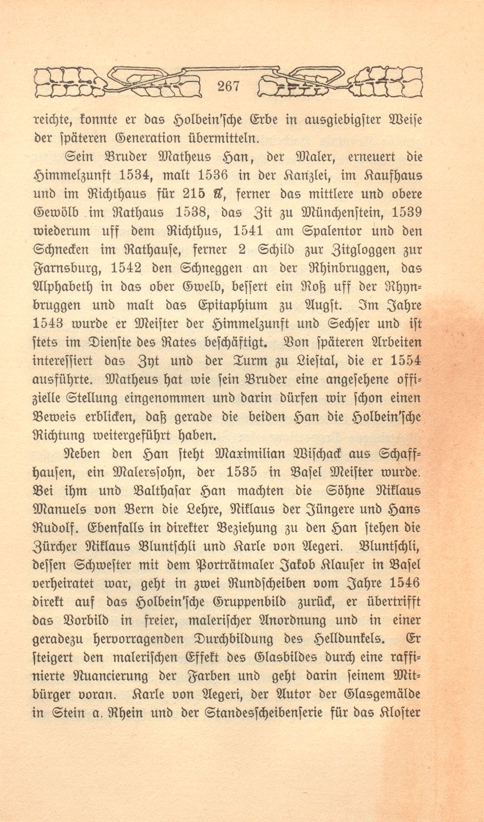 Die Entwicklung der Basler Malerei im XVI. Jahrhundert – Seite 8