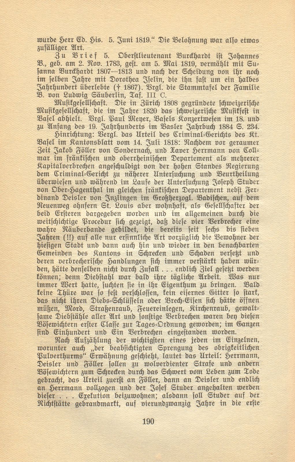 Aus den Briefen eines Baslers vor hundert Jahren [Eduard His-La Roche] – Seite 24