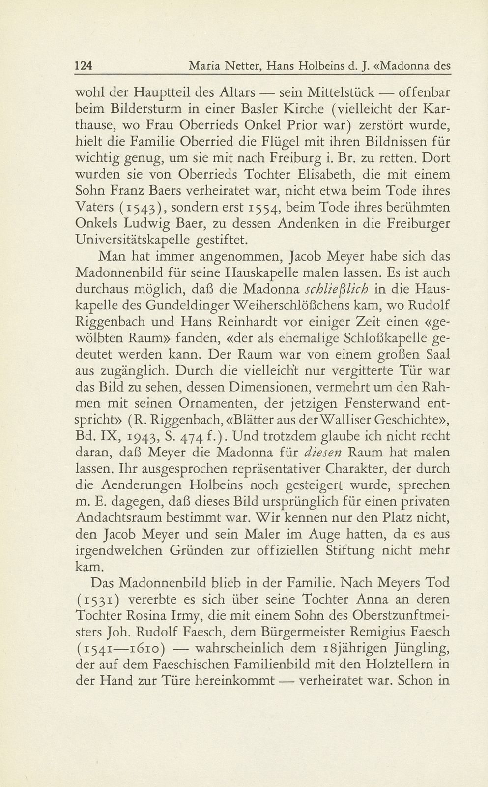 Hans Holbein d. J. ‹Madonna des Bürgermeisters Jacob Meyer zum Hasen› und ihre Geheimnisse – Seite 20