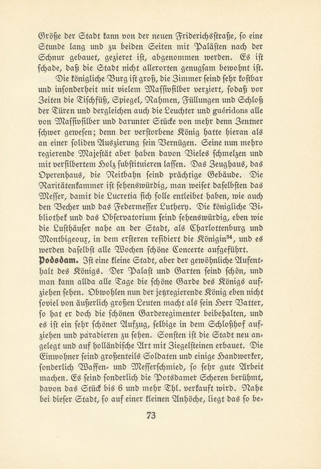 Johannes Ryhiner's Anmerkungen über das Merkwürdige, so in denen Städten, die ich zu sehen Gelegenheit gehabt, wahrzunehmen, nach der Ordnung, wie ich solche eine nach der anderen besucht – Seite 20