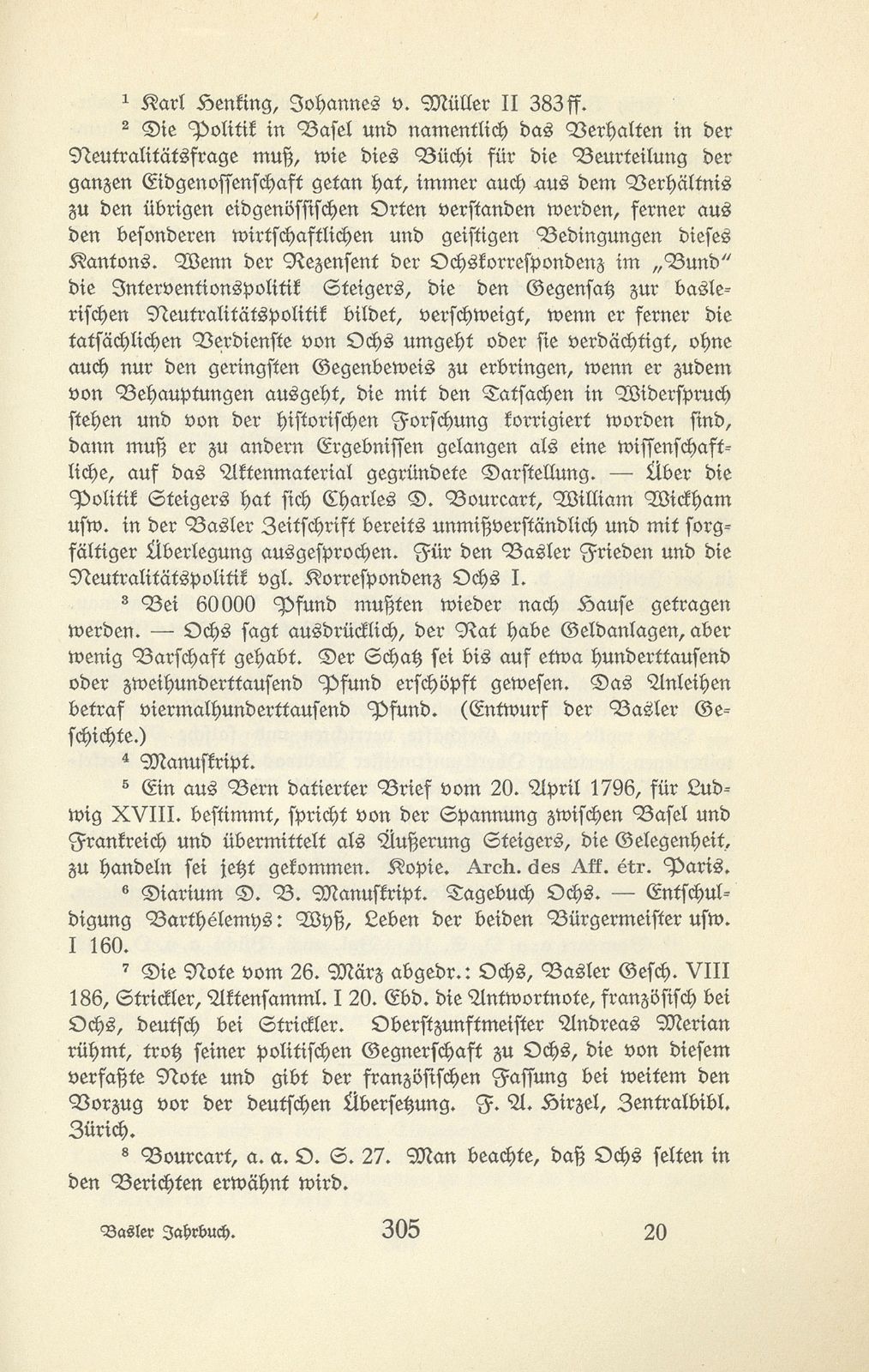 Die Basler Friedensbotschaft an das französische Direktorium 1796 – Seite 36