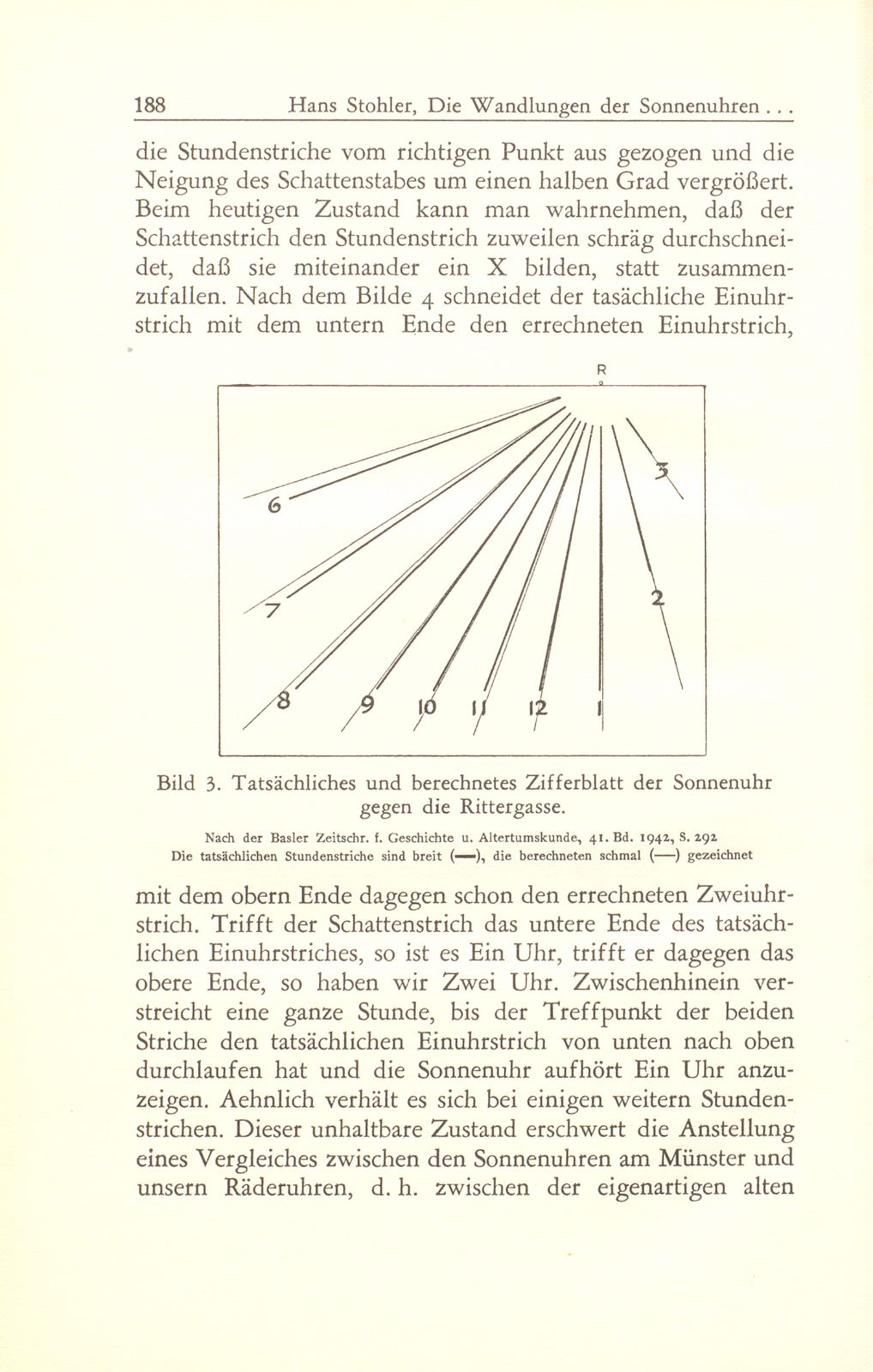 Die Wandlungen der Sonnenuhren am Basler Münster und die Basler Zeitmessung seit 1798 – Seite 20