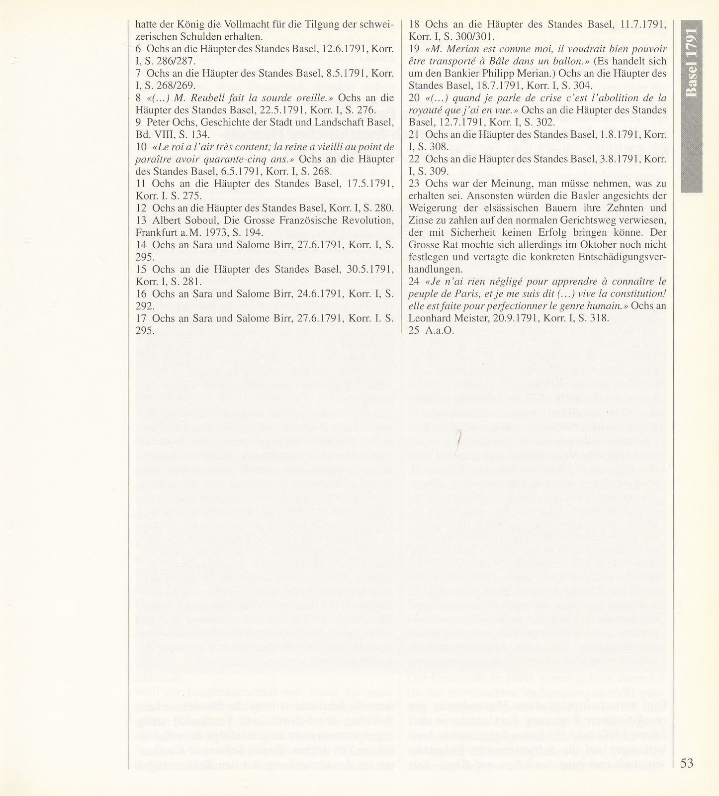 1791: Stadtschreiber Peter Ochs' Mission in Paris. Am liebsten in einem Ballon nach Basel zurück – Seite 5