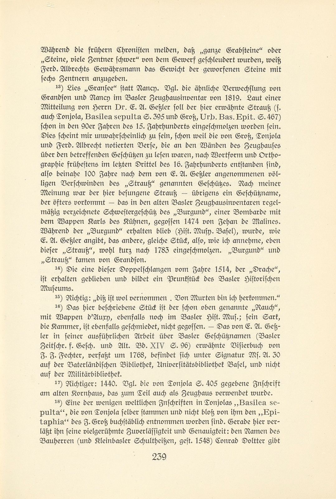 Herzog Ferdinand Albrecht von Braunschweig-Lüneburg und seine Beschreibung Basels vom Jahre 1658 – Seite 15