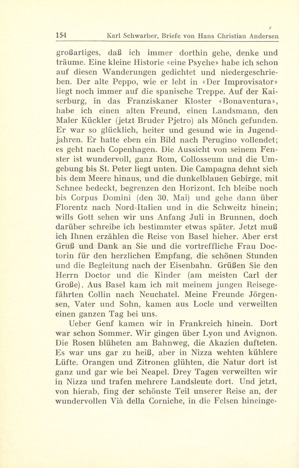 Briefe des Märchendichters Hans Christian Andersen an den Basler Kunstmaler Gustav Adolf Amberger – Seite 15