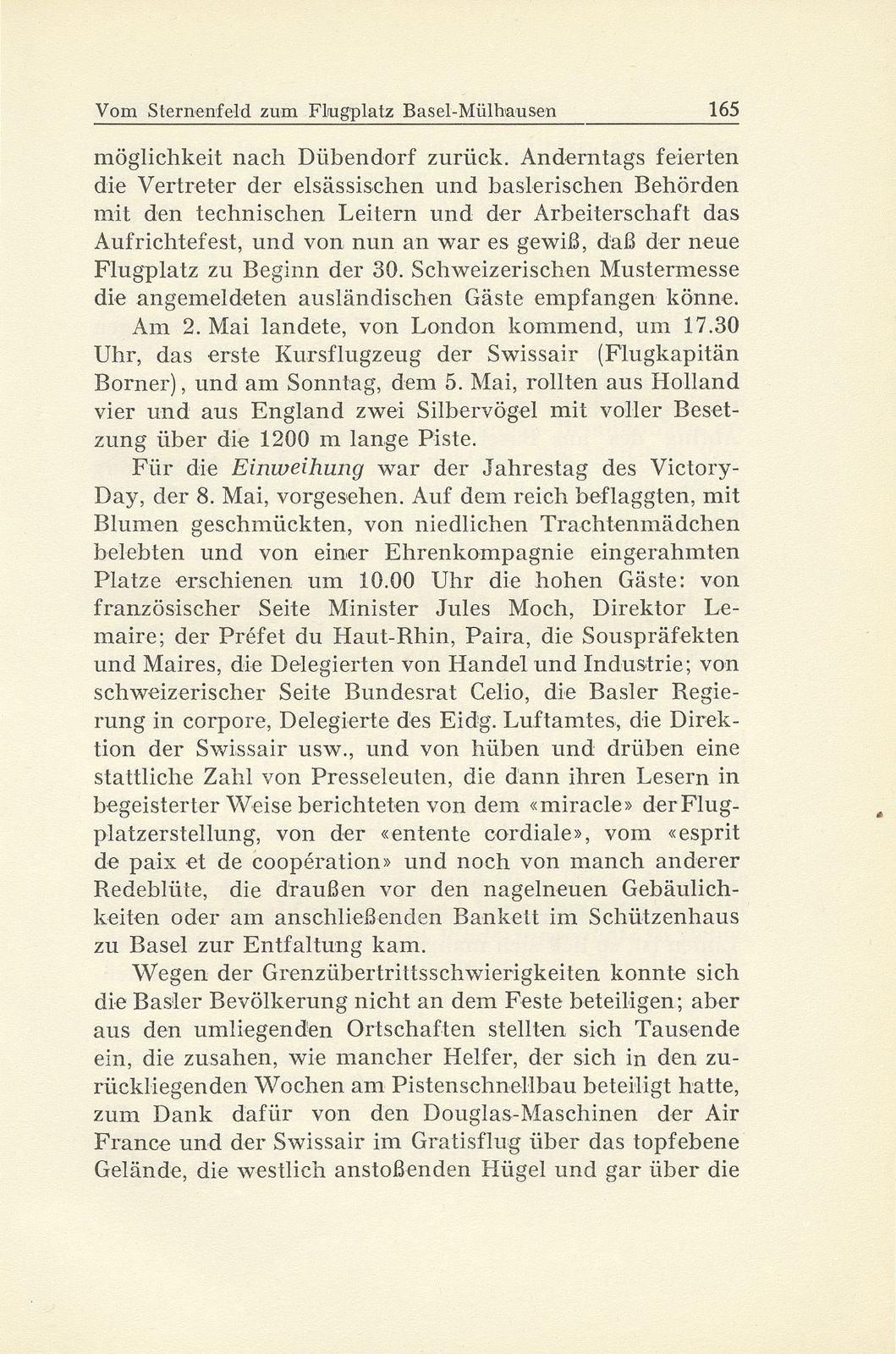 Zur Zeitgeschichte. Vom Sternenfeld zum Flugplatz Basel-Mülhausen – Seite 12