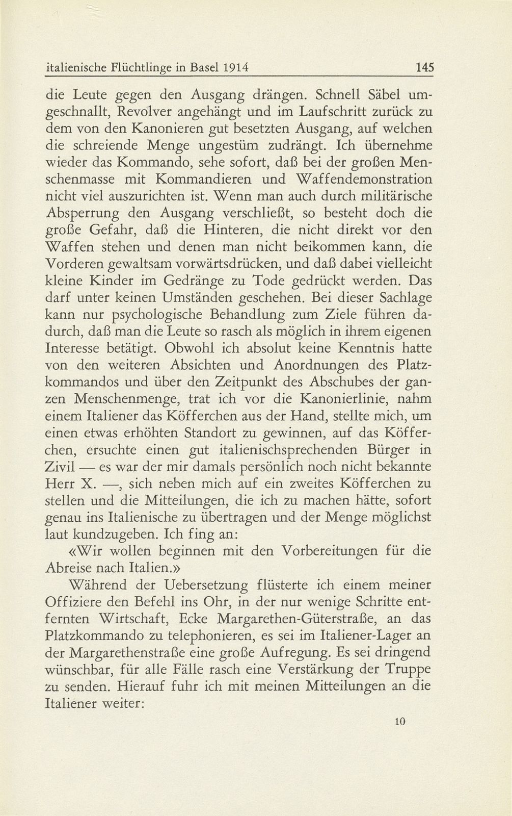 Kriegsausbruch und italienische Flüchtlinge in Basel 1914 – Seite 11