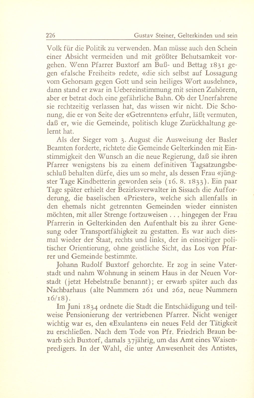 Gelterkinden und sein Pfarrer in den Dreissigerwirren – Seite 23