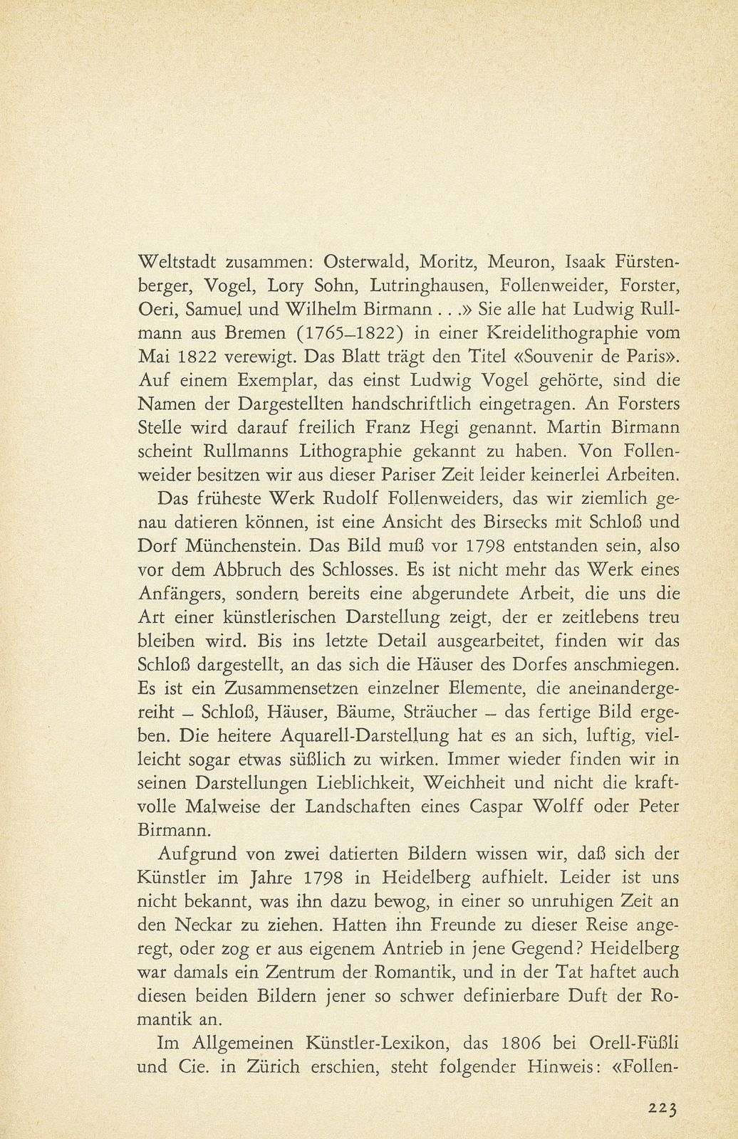 Zwei Maler aus dem alten Basel: Johann Rudolf Follenweider-Birmann (1774-1847) und Adolf Follenweider-Otto (1823-1894) – Seite 3