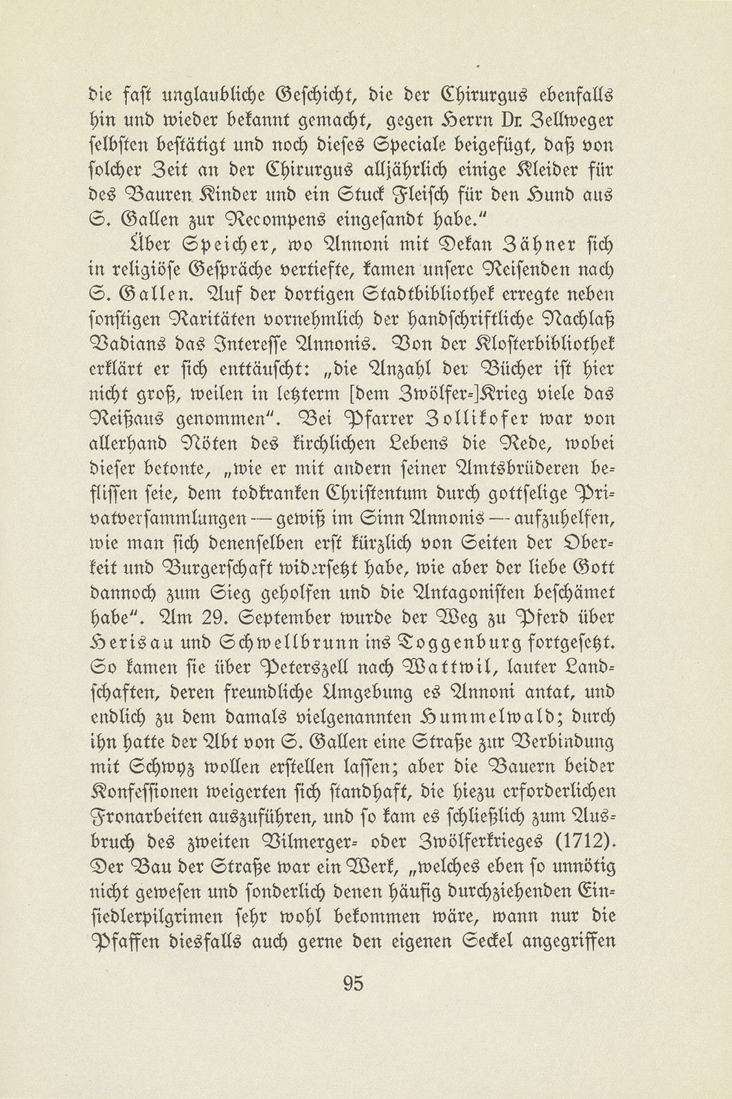 Aus den Wanderjahren des Hieronymus Annoni (1697-1770) – Seite 31