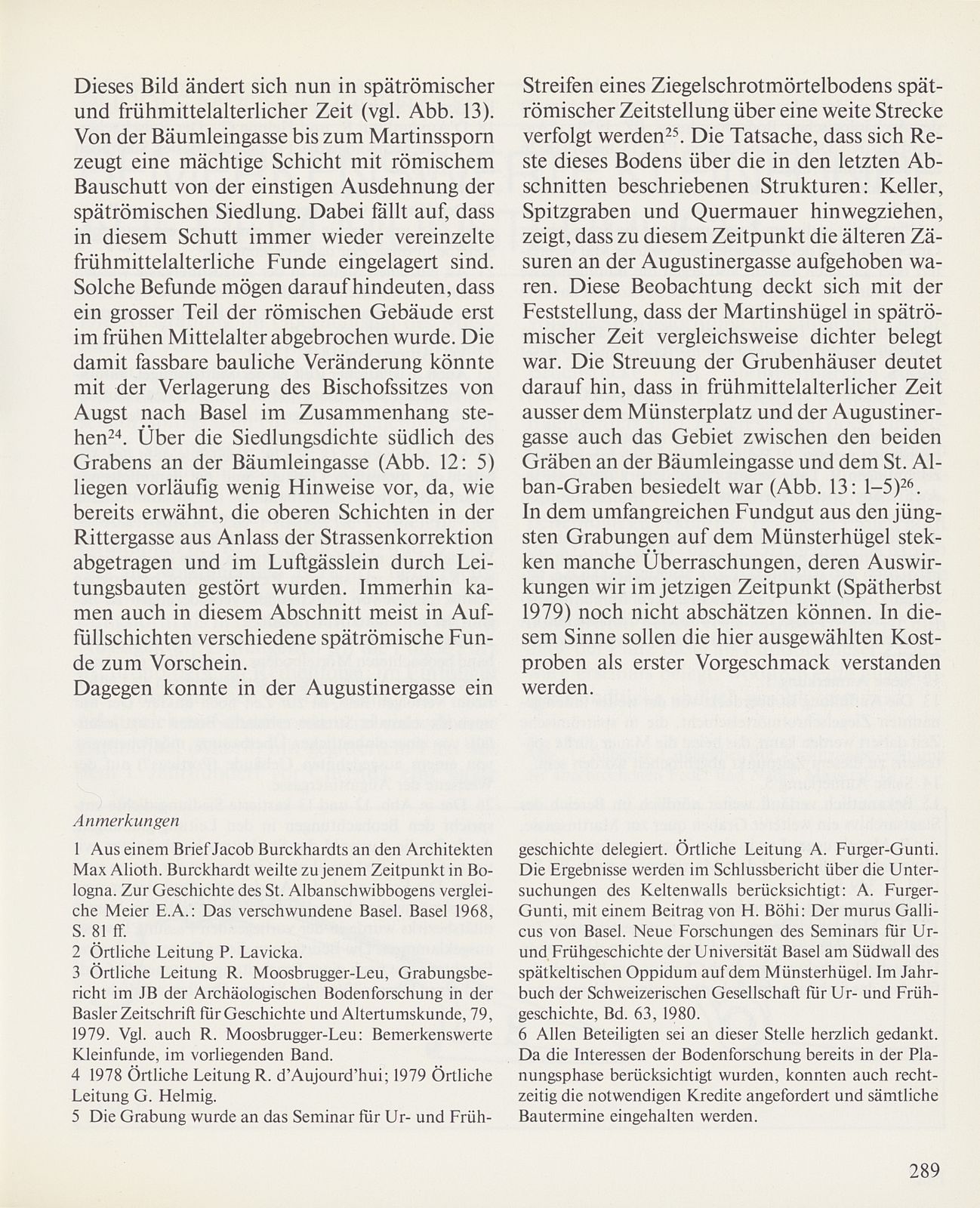 Fernheizung und Archäologie – Tiefbauten bieten Einblick in die Geschichte des Münsterhügels – Seite 9